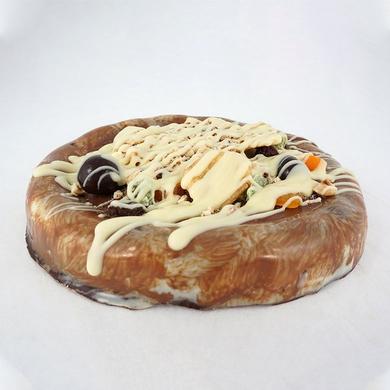 Chocolate and praline Pizza