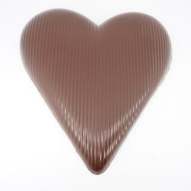 Dark Large lined heart