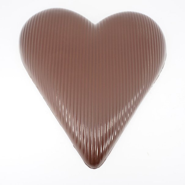Dark Large lined heart