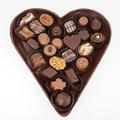 Dark Large lined heart
