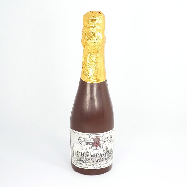 Bouteille de champagne en chocolat