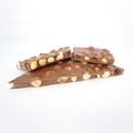 Hazelnut and milk chocolate plates