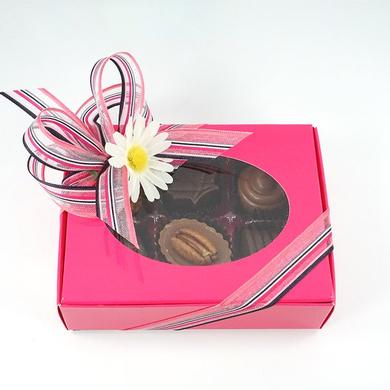 Boite fenêtre de 6 chocolats assortis