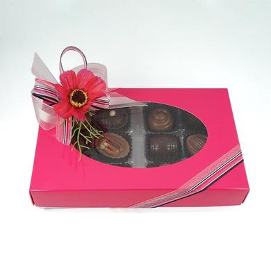 Boite fenêtre de 12 chocolats assortis